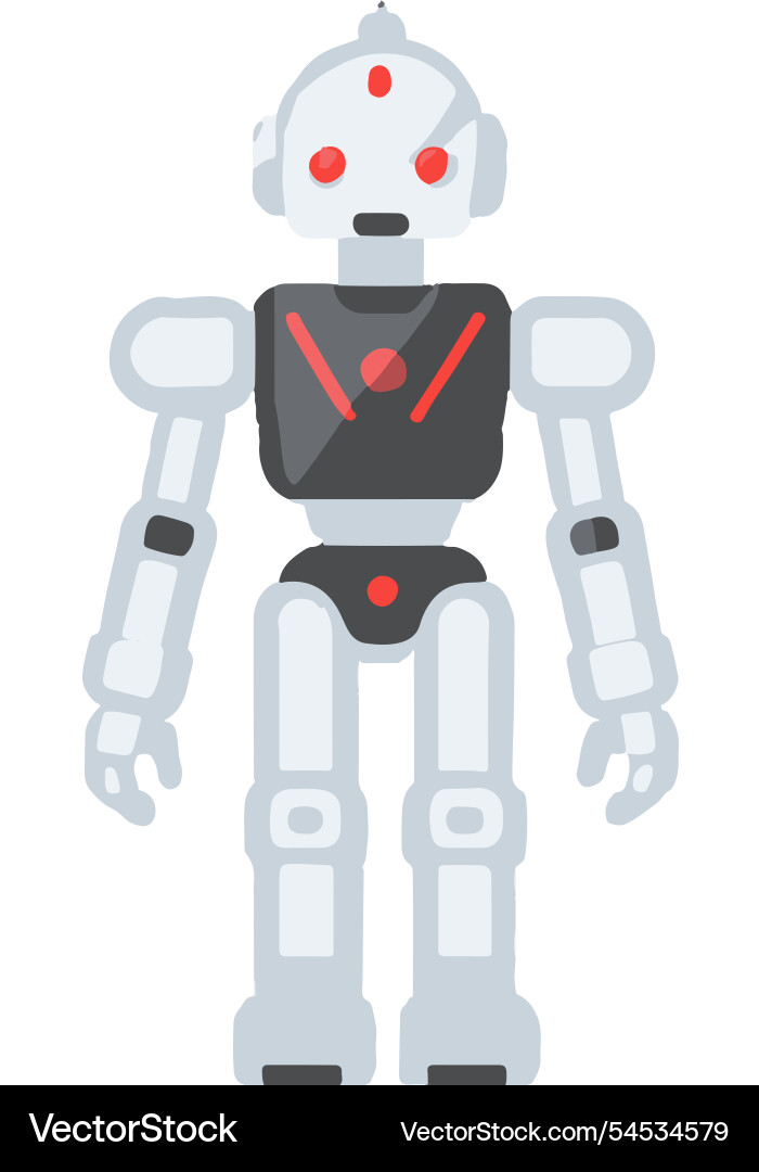 Robot ai dataprocessor technology embeddedsystems Robot ai dataprocessor technology embeddedsystems vector image