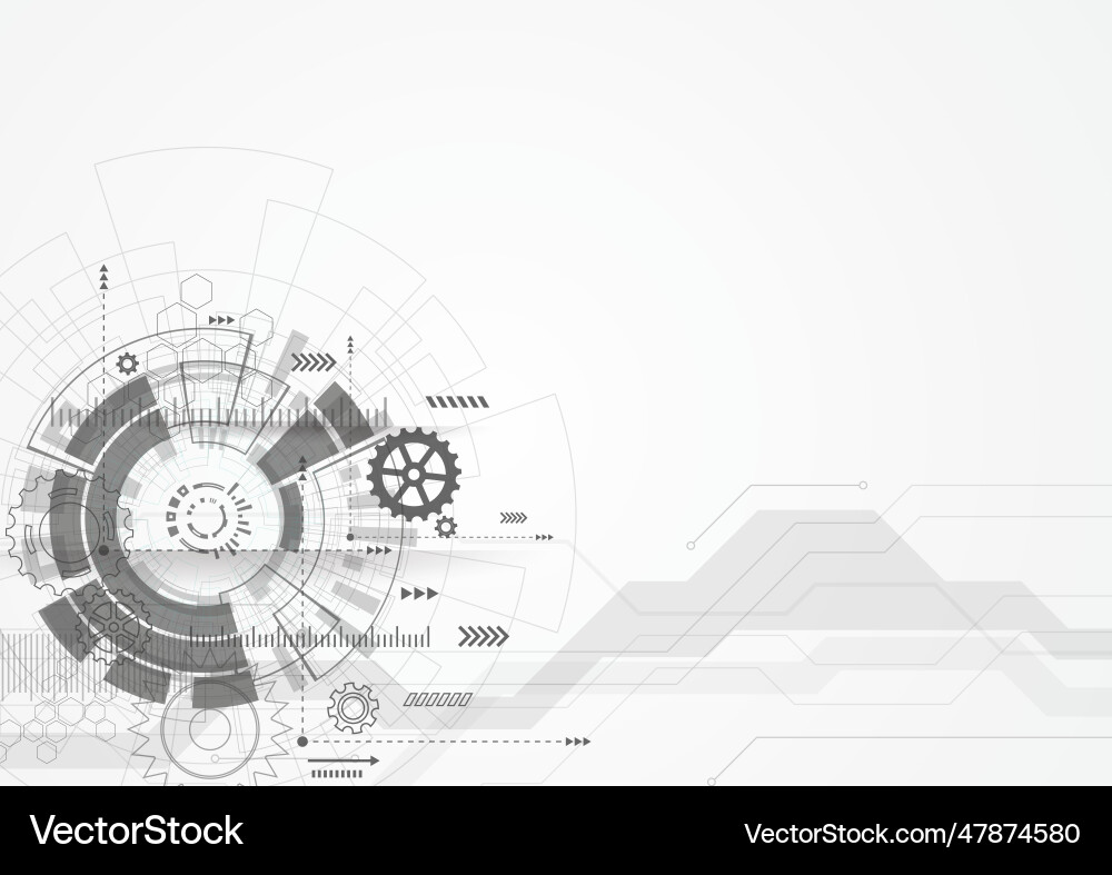 Abstract background with technology circuit board Abstract background with technology circuit board vector image