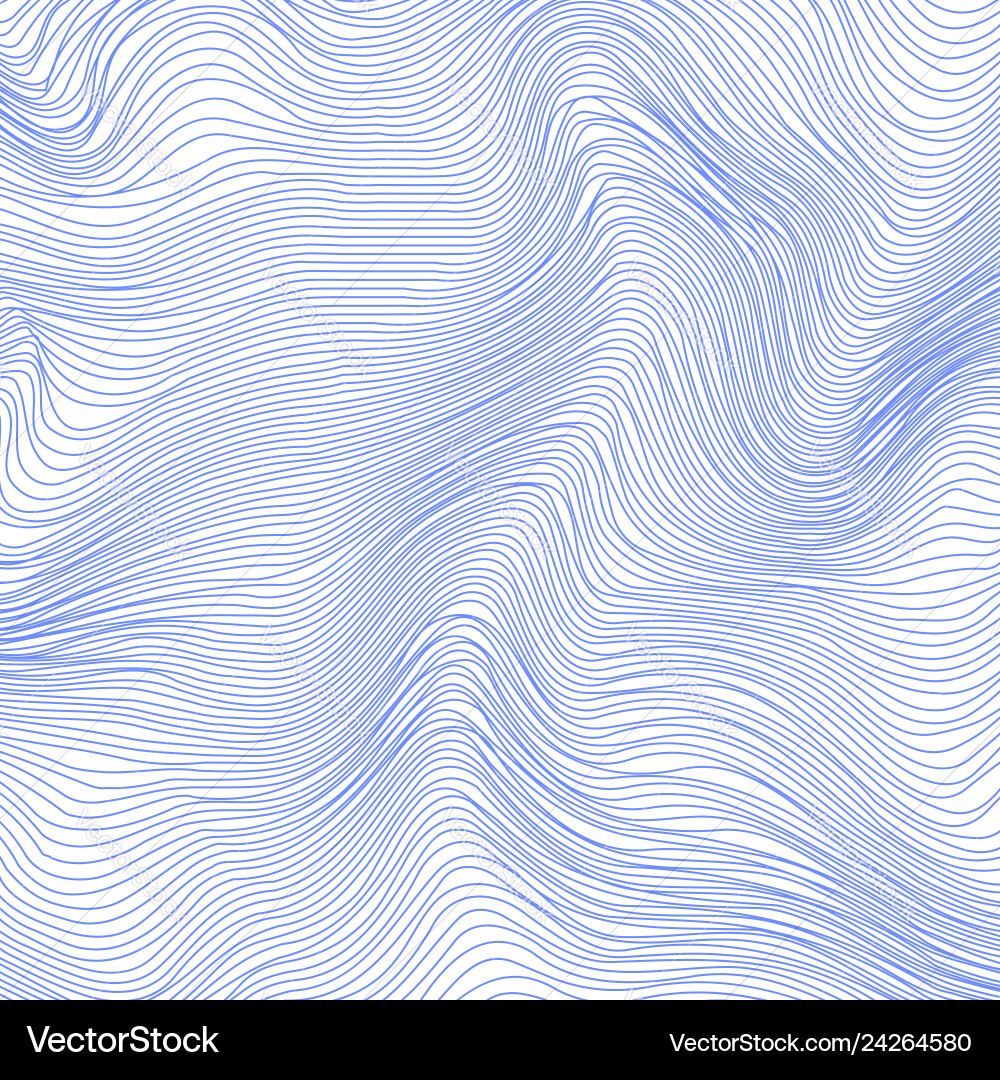 Blue wave stripe background line textured pattern Blue wave stripe background line textured pattern vector image