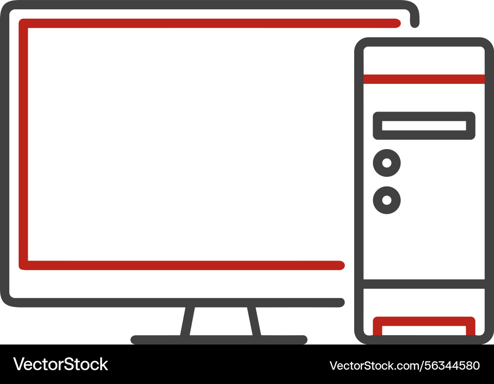 Computer icon symbol image Vector Image