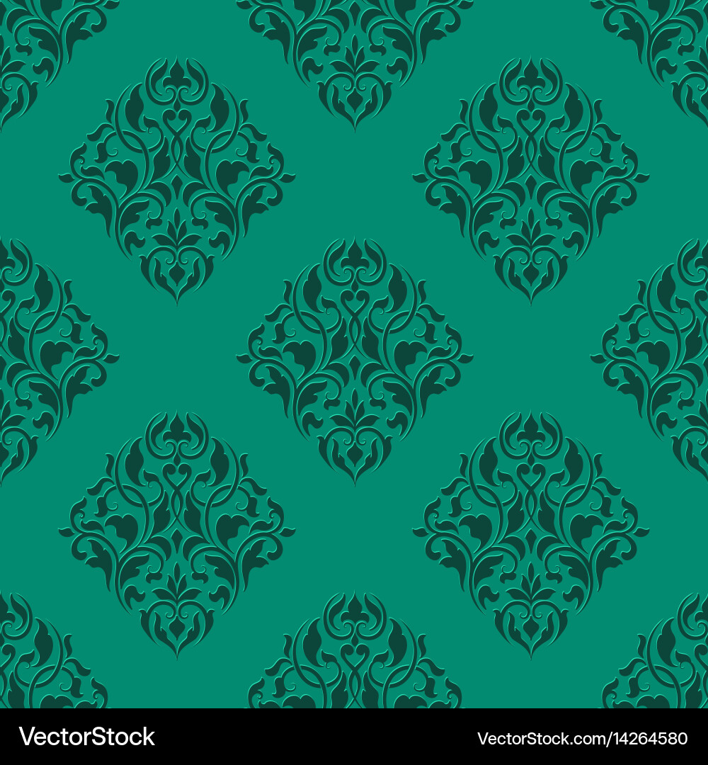 Elegant Damask Pattern vector image
