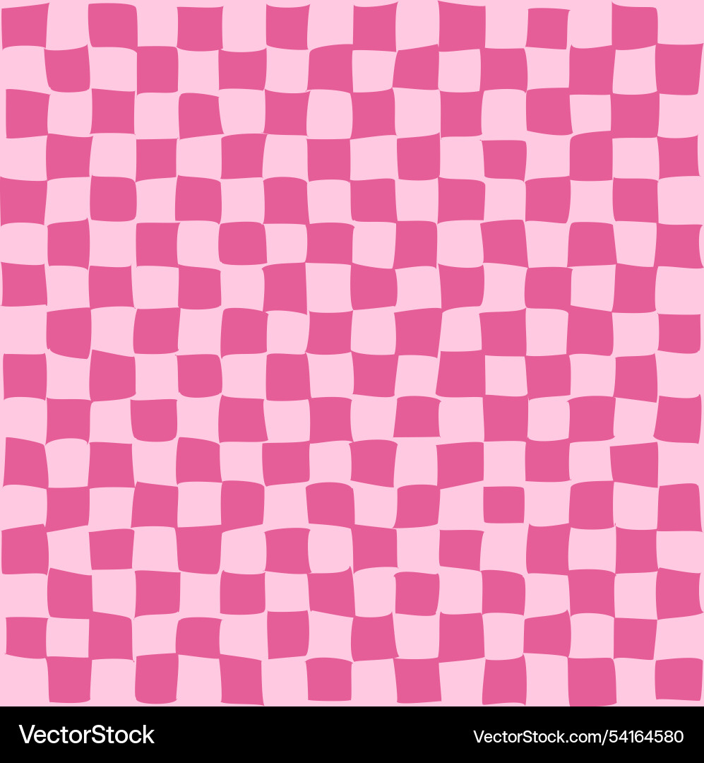 Psychedelic checkerboard poster Psychedelic checkerboard poster vector image