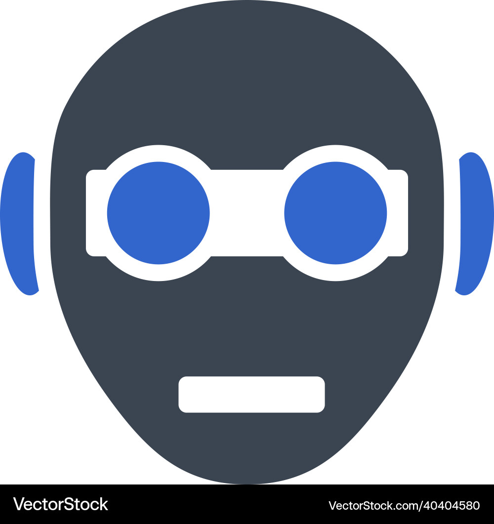 Robot bot icon vector image