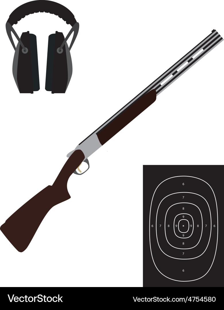 Skeet Shooting Target Vektorbild