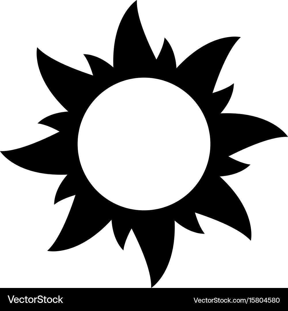 Sun icon Vector Image