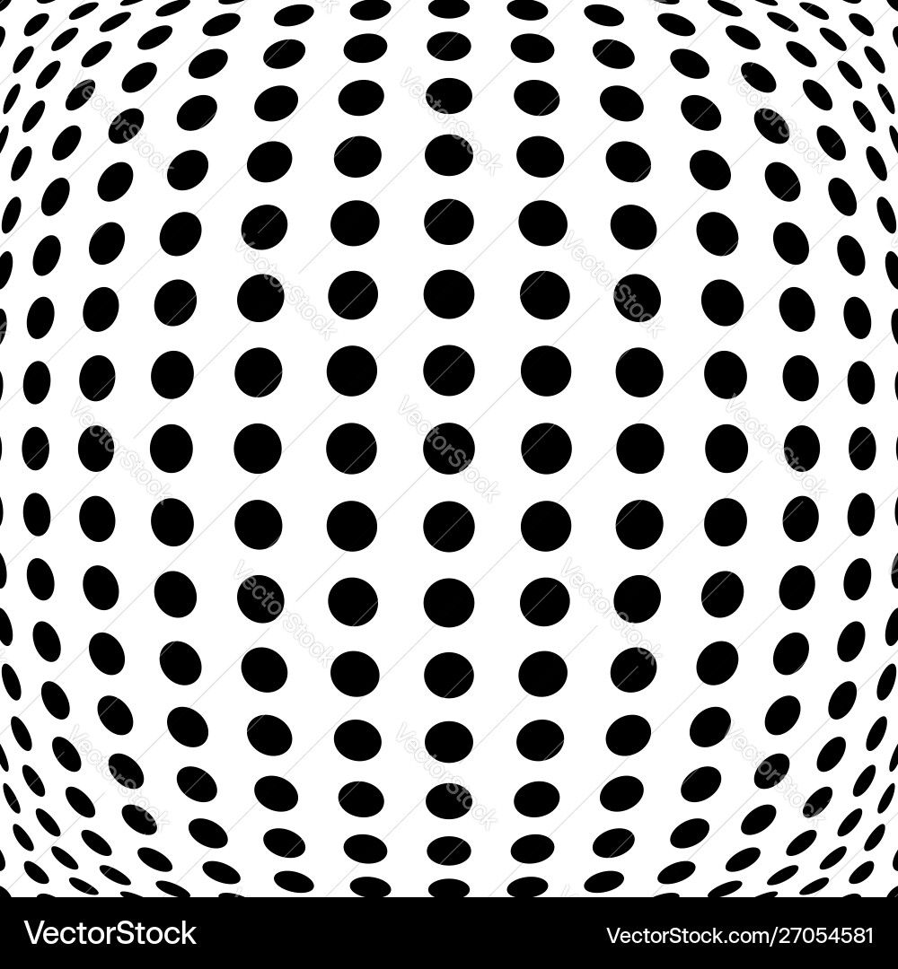 3d circular burst convex globe sphere orb distort 3d circular burst convex globe sphere orb distort vector image