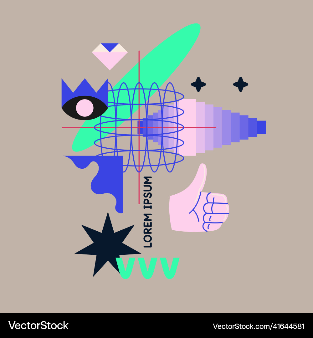 A modern background with abstract elements A modern background with abstract elements vector image