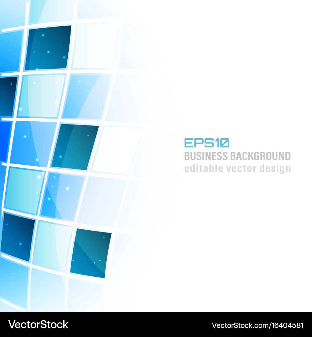 Business abstract background with square pattern Vector Image