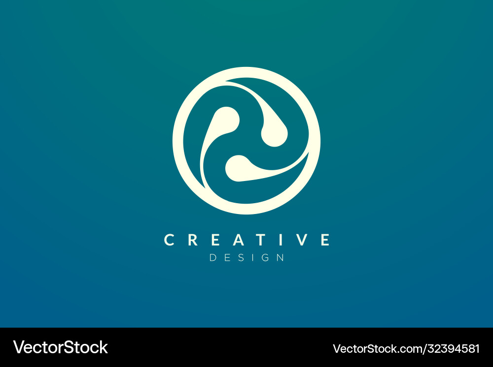 Design flower patterns in a circle modern Design flower patterns in a circle modern vector image