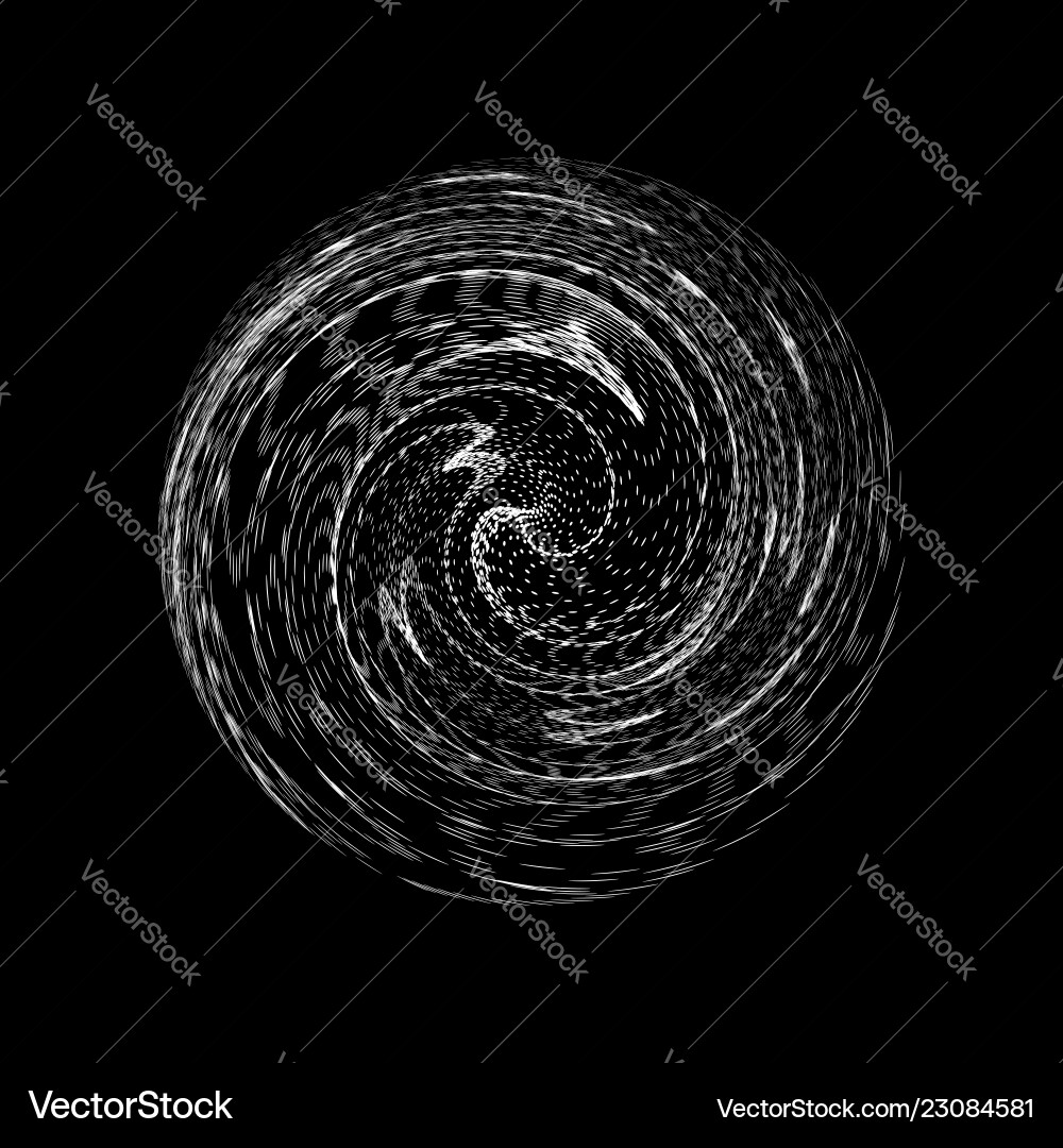 Dynamic Particle Sphere Array vector image
