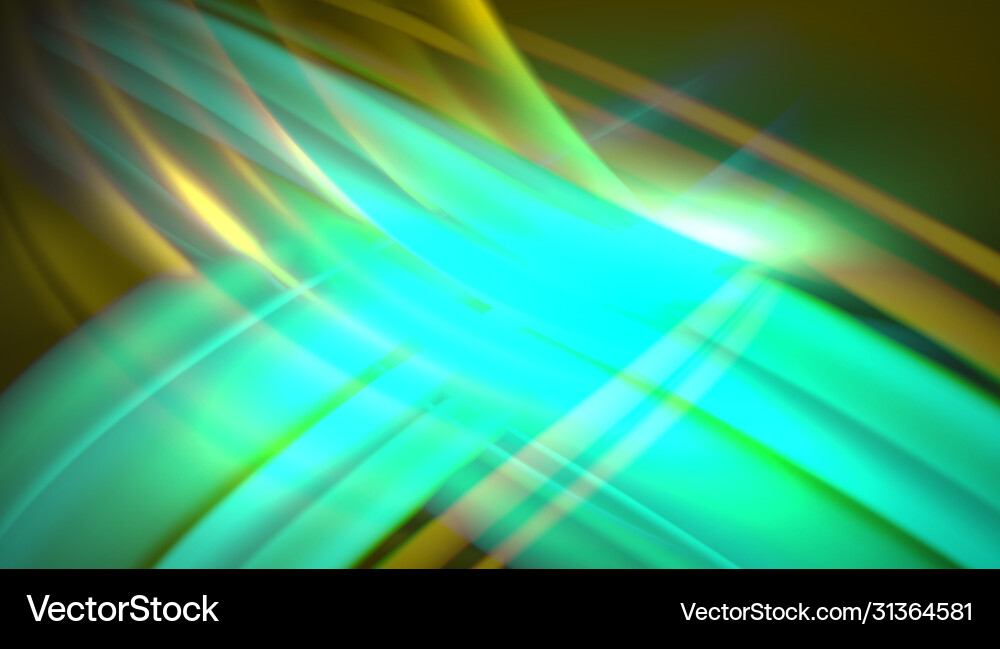 Fluid wave lines background trendy abstract Vector Image
