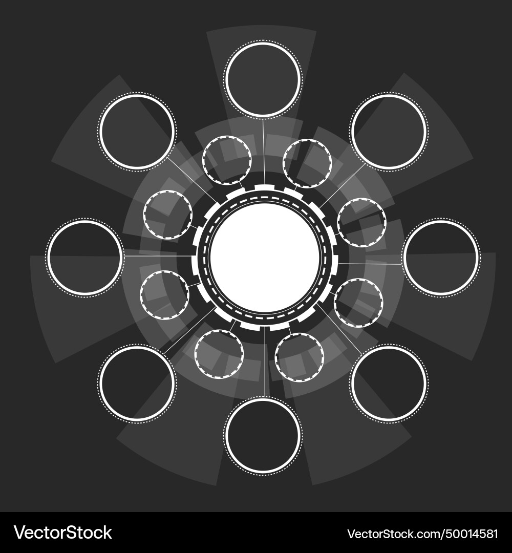 Round abstract elements for inserting different Round abstract elements for inserting different vector image