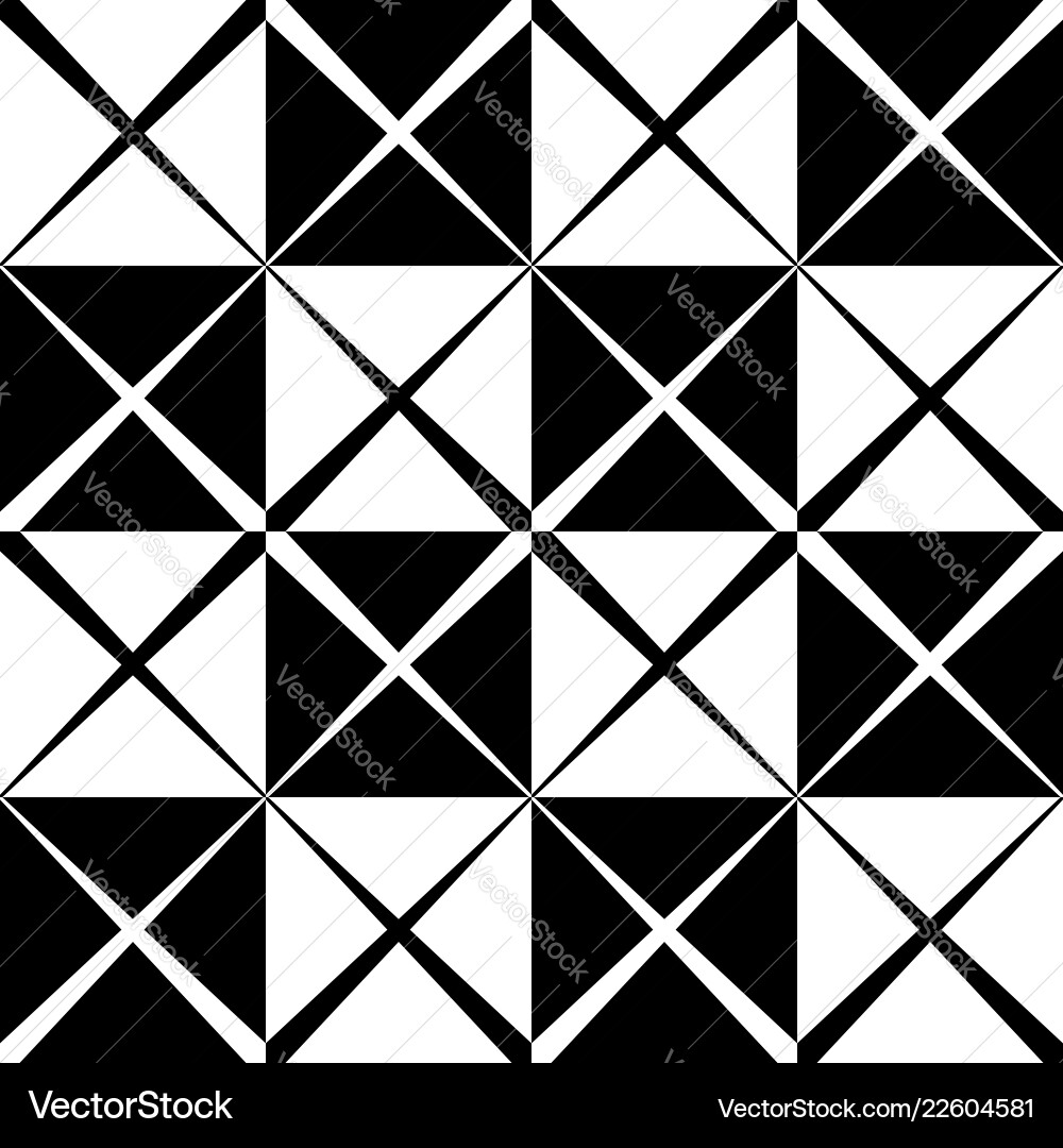 Seamless monochrome pattern with x shape Seamless monochrome pattern with x shape vector image