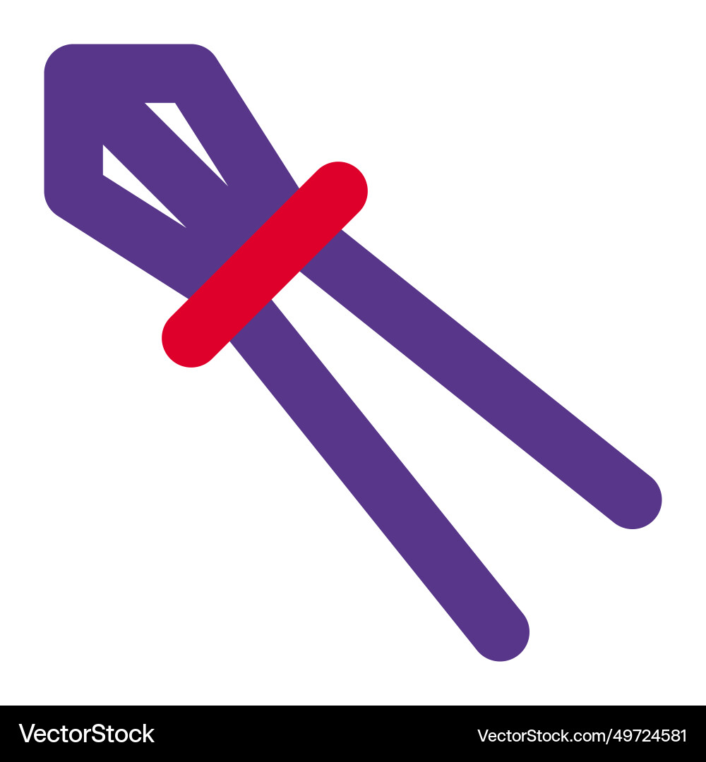 Tool designed to cut through chains vector image