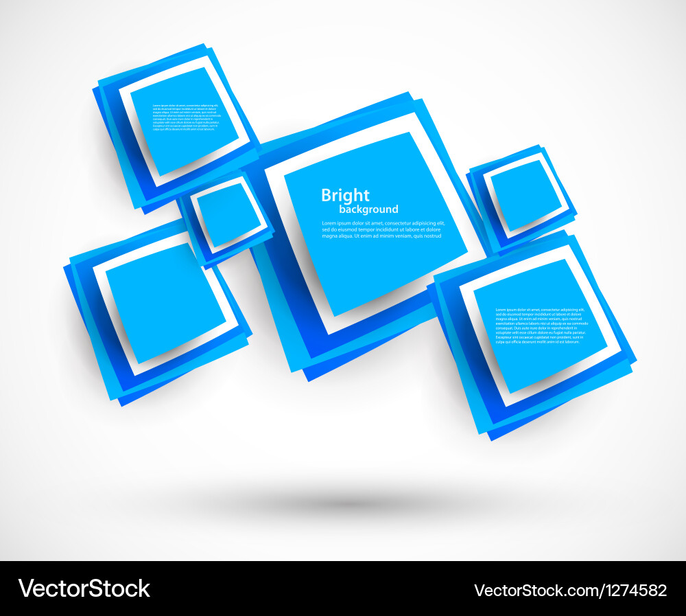Abstract background with squares Vector Image
