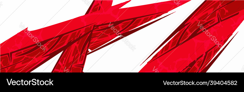 Automotive Racing Wrap vector image