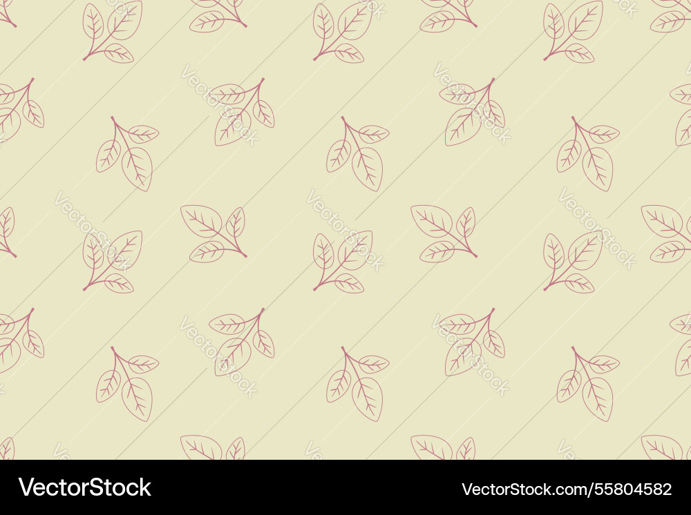 Elegant botanical seamless pattern featuring vector image