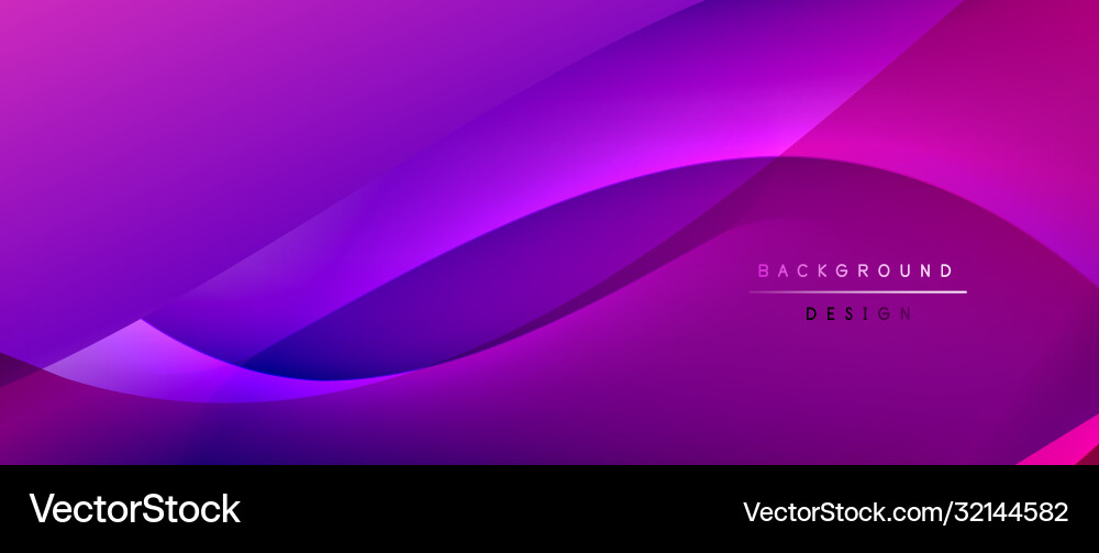 Fluid gradient waves with shadow lines and glowing Fluid gradient waves with shadow lines and glowing Vector Image