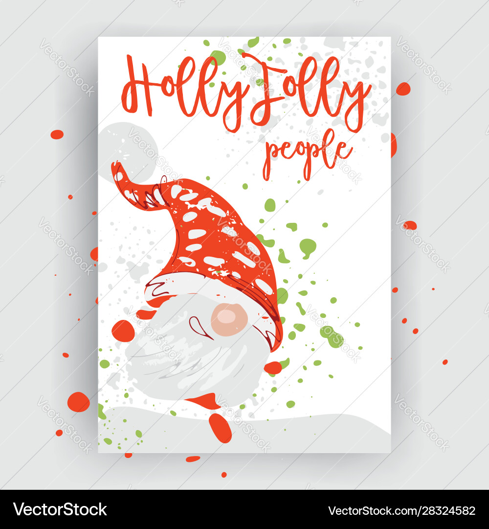Hand gezeichnete Weihnachtsgeschenk und Einladungskarte Hand gezeichnete Weihnachtsgeschenk und Einladungskarte vektorbild