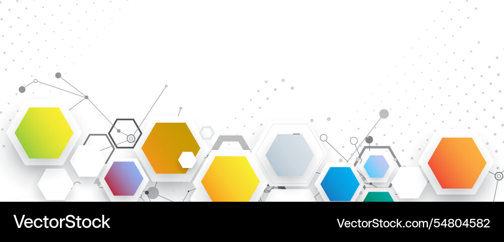 Hexagon abstract background with simple polygonal Hexagon abstract background with simple polygonal vector image