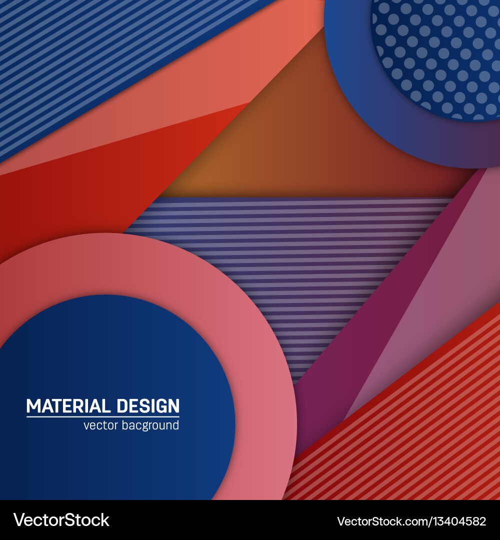 Material design background abstract vector image