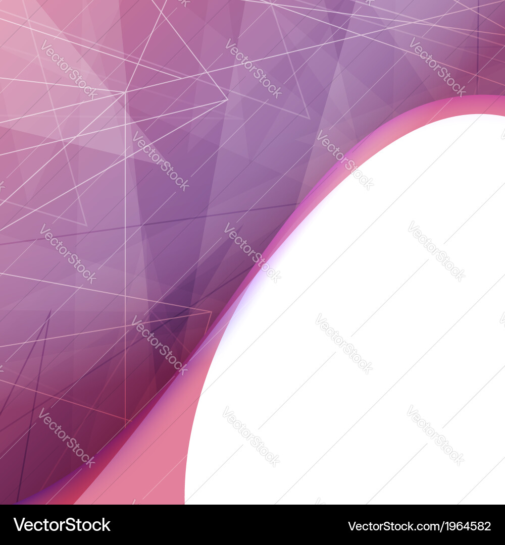 Modern triangular halftone folder template vector image