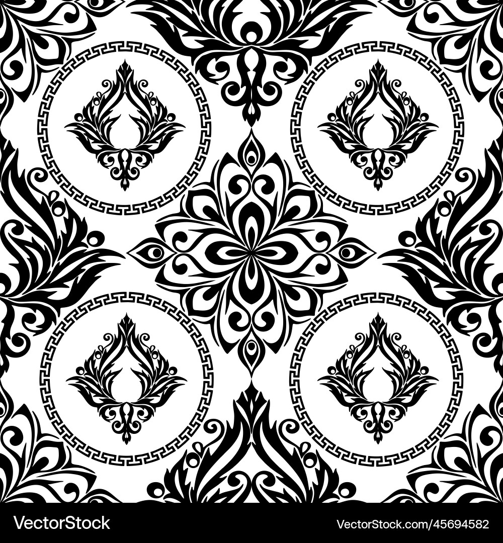 Seamless graphic pattern tile with abstract Seamless graphic pattern tile with abstract vector image