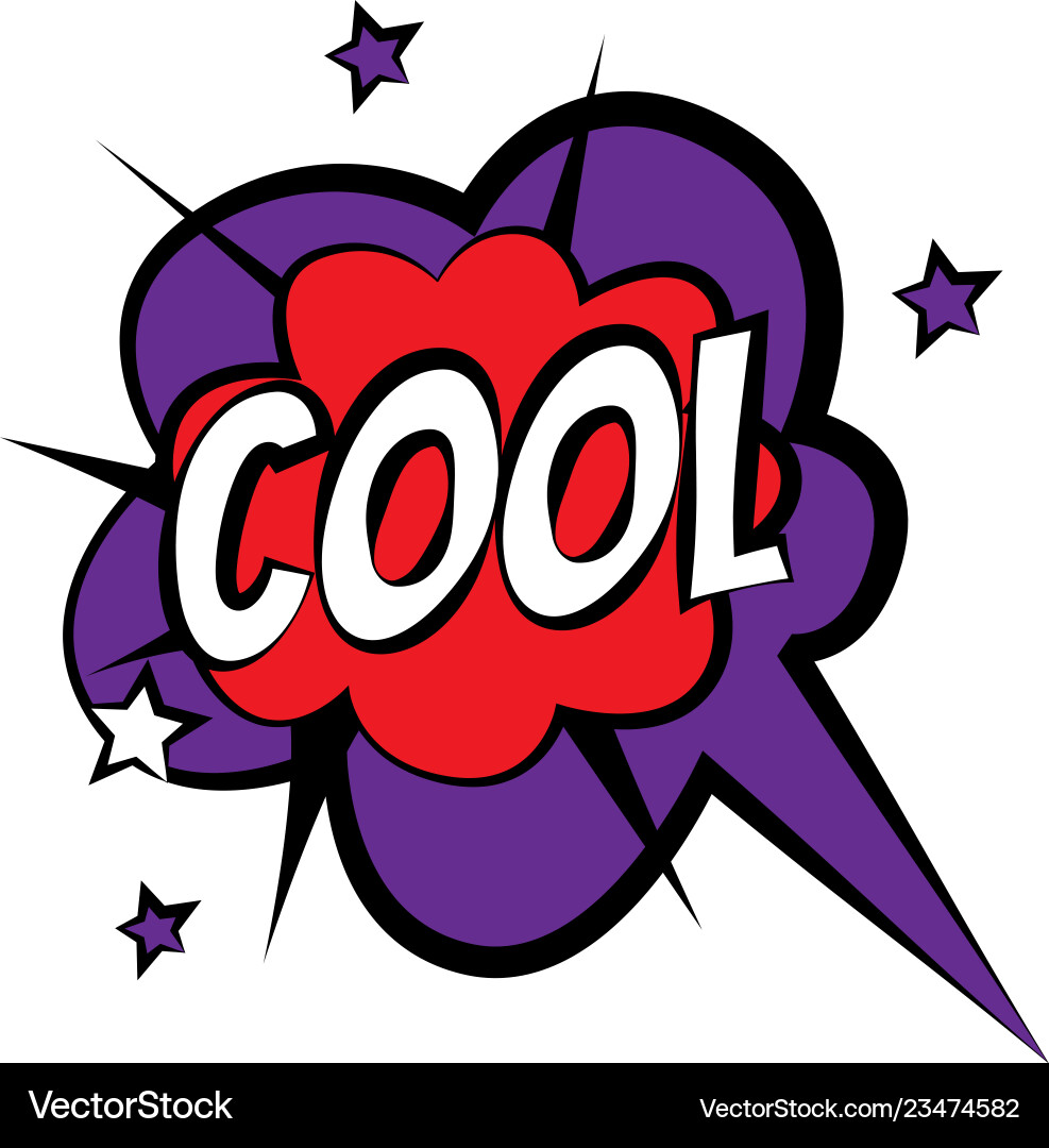 Sticker bubble with text short message in color Sticker bubble with text short message in color vector image