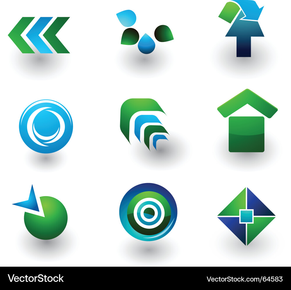Abstract Shapes & Forms vector image