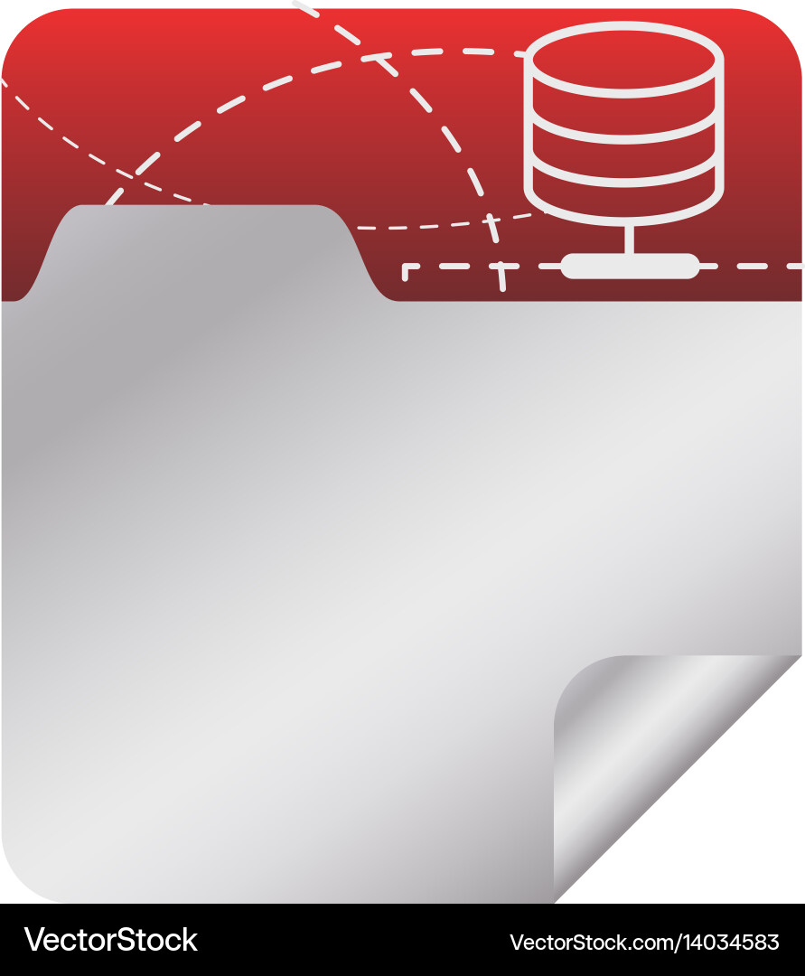 Browser web interface vector image