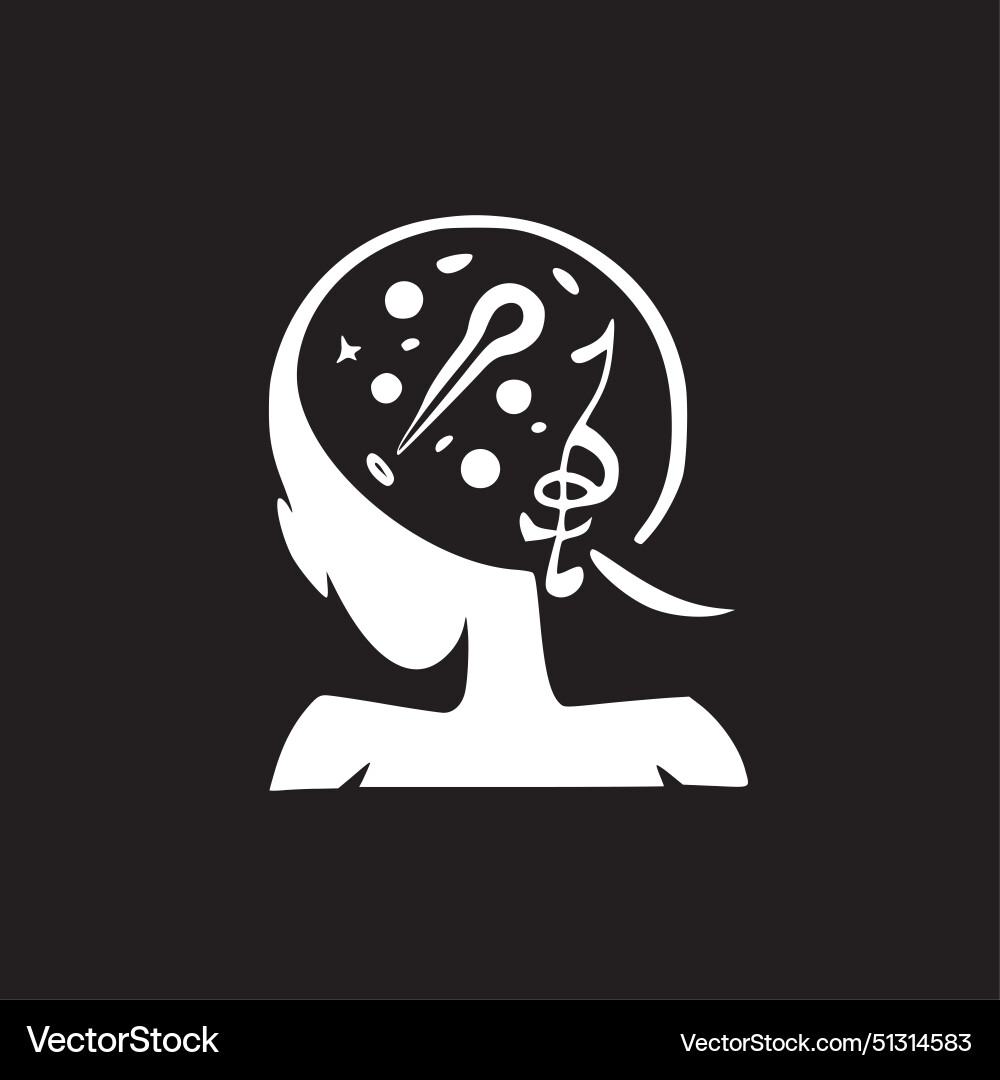 Cancer - black and white isolated icon Royalty Free Vector