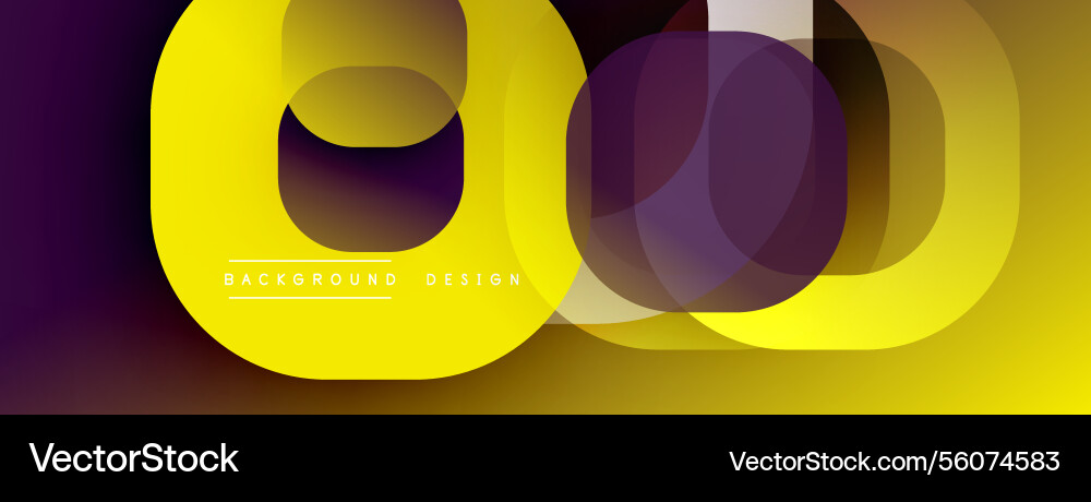 Circular abstract design with overlapping Circular abstract design with overlapping vector image