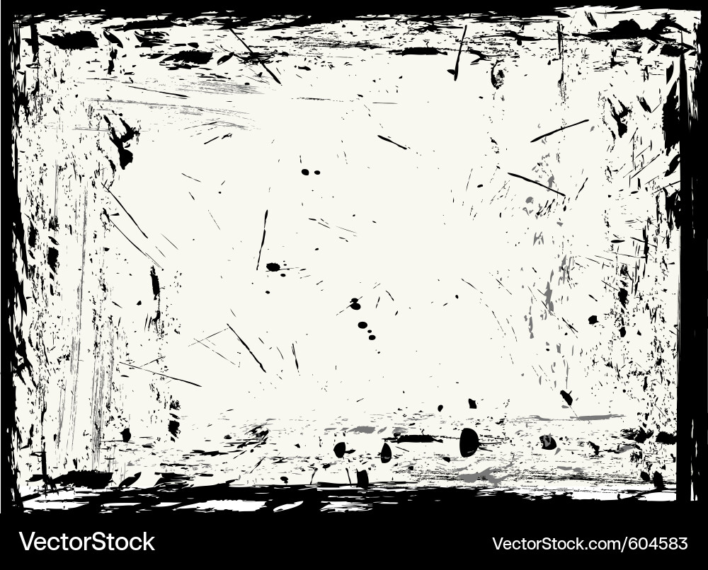 Distressed Grunge Frame Vector Image