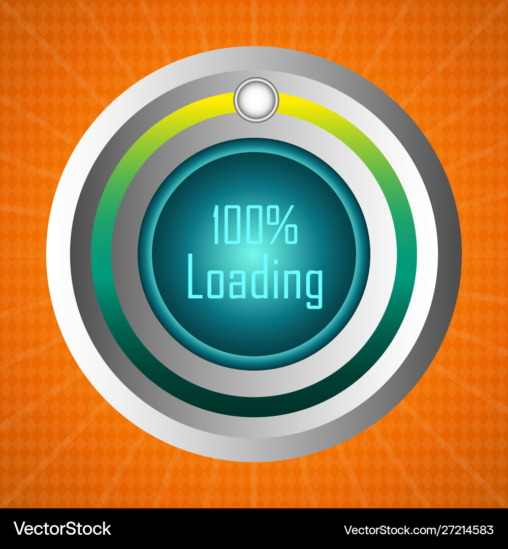 Loading bar image Vector Image