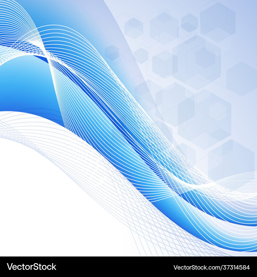 Abstract background with flowing waves Abstract background with flowing waves vector image