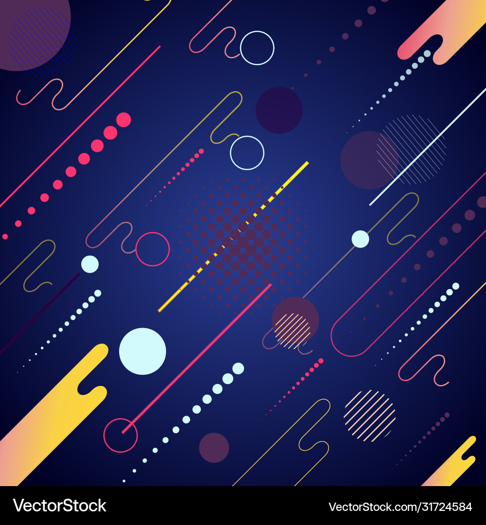 Abstract dynamic geometric elements pattern Abstract dynamic geometric elements pattern vector image
