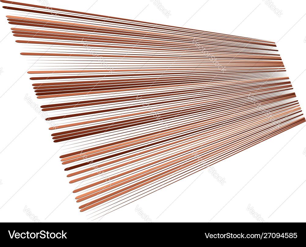 3d lines pattern in perspective oblique slanting Vector Image