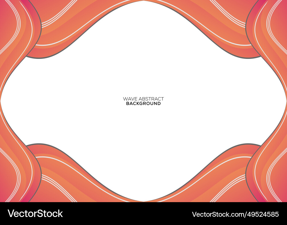 Abstract wave template background design Abstract wave template background design vector image