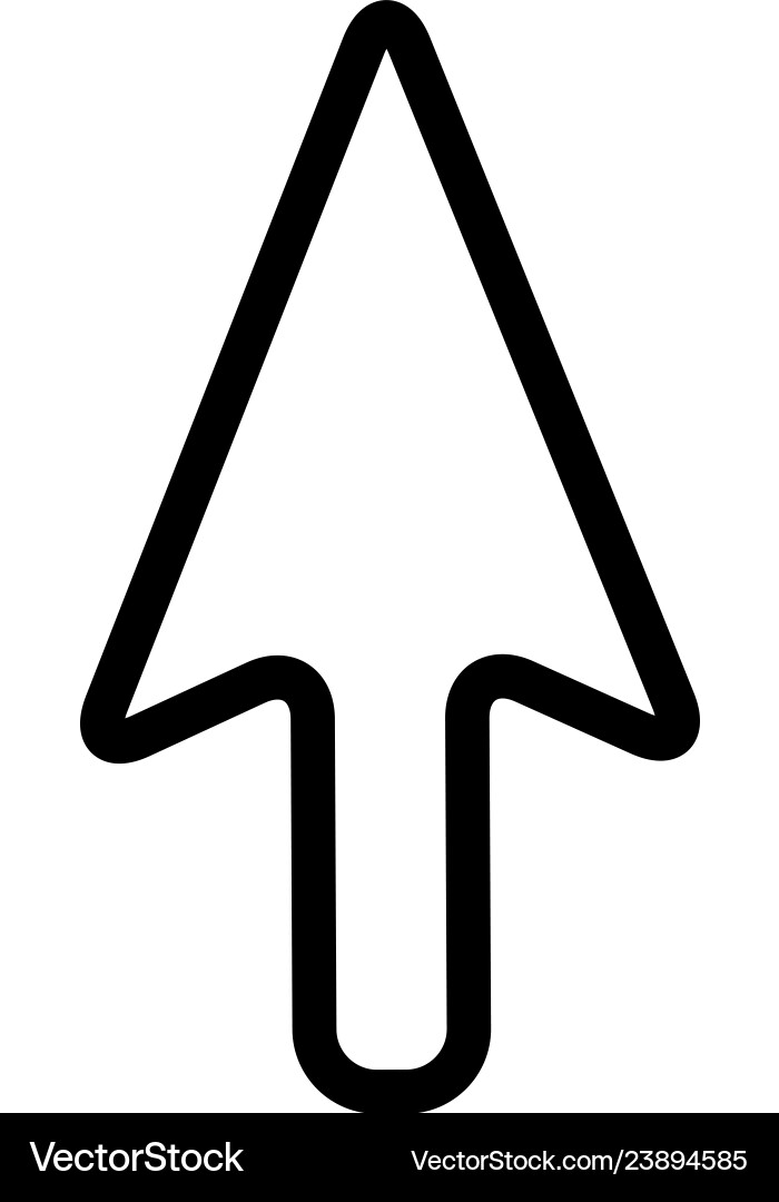 Arrow mouse pointer icon vector image