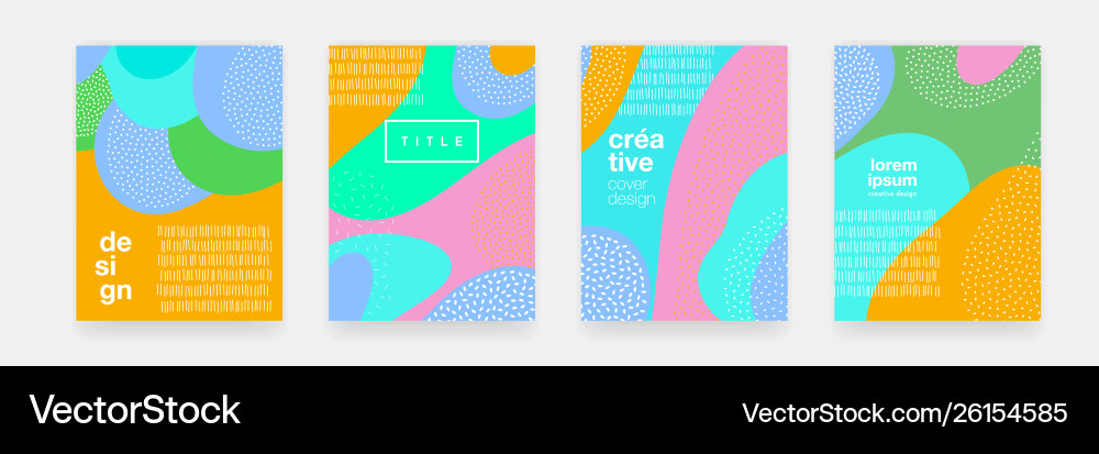 Colorful Dot Pattern - Abstract Texture vector image