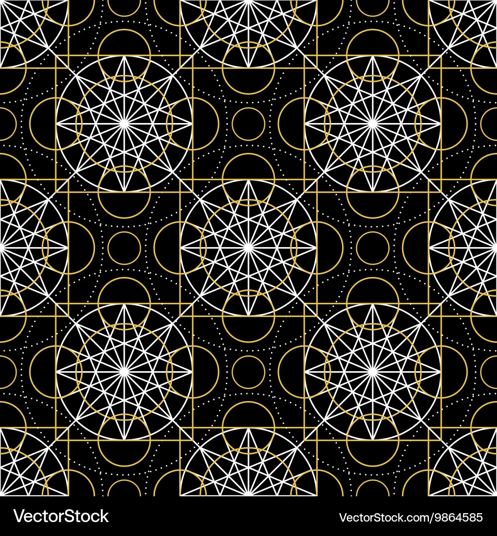Geometry seamless pattern Vector Image