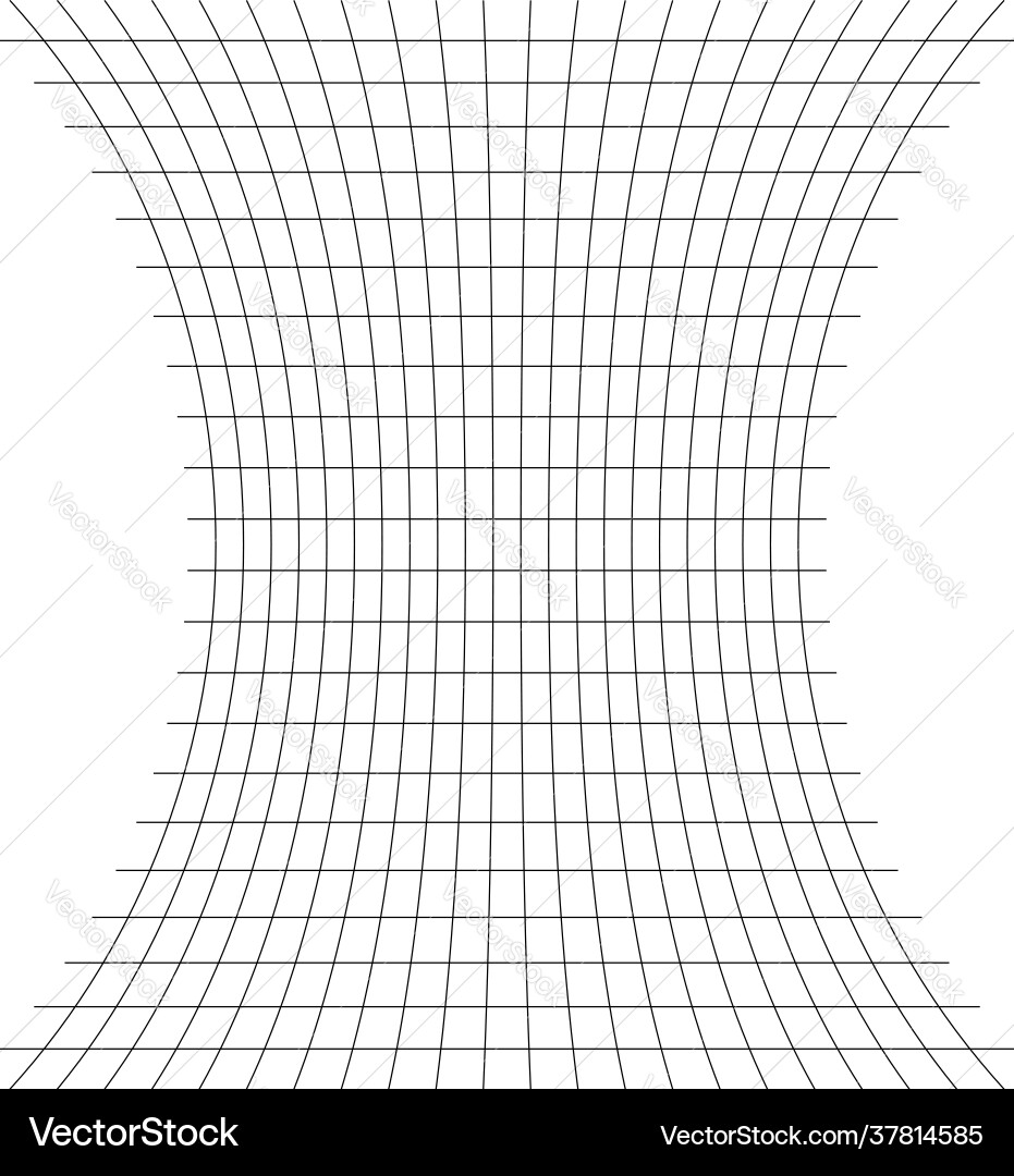 Grid mesh lattice grating with distort deform Grid mesh lattice grating with distort deform vector image