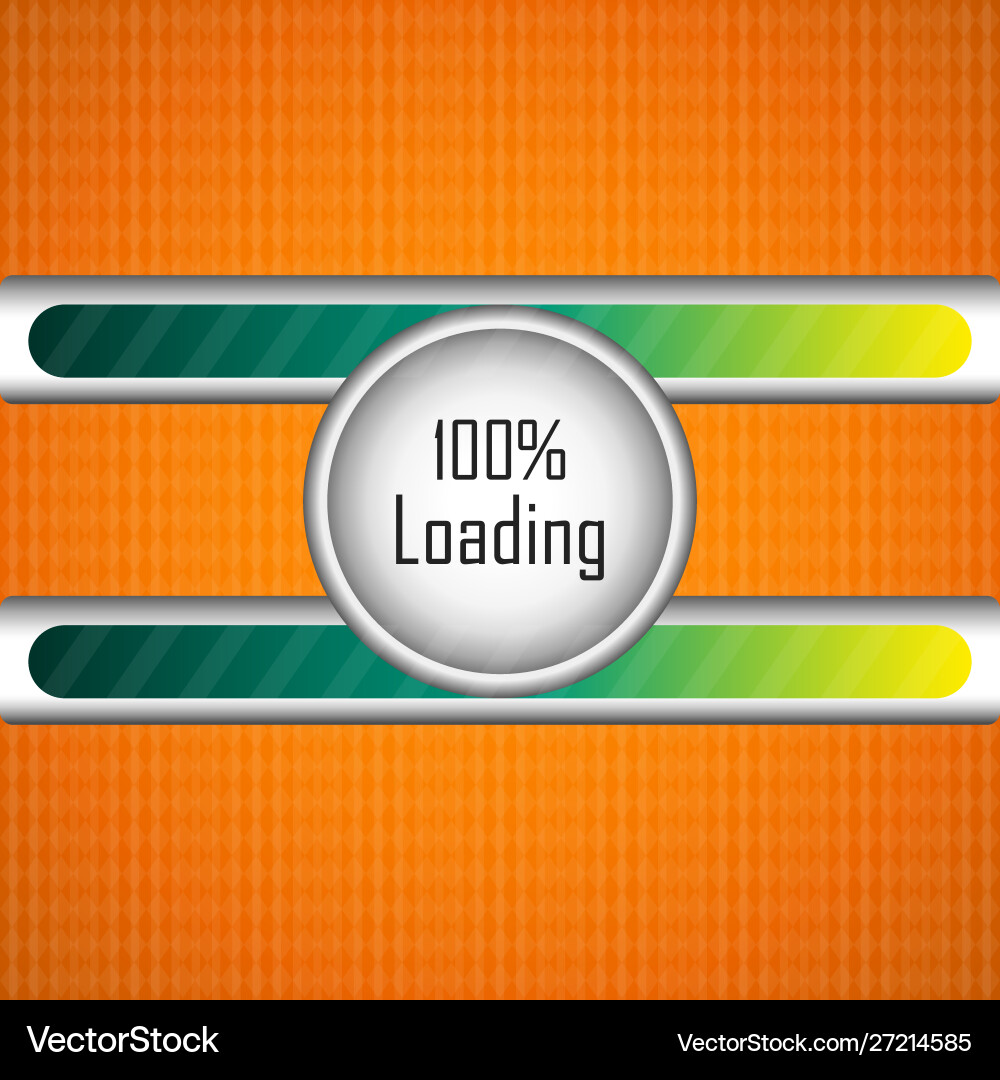 Loading bar image Vector Image