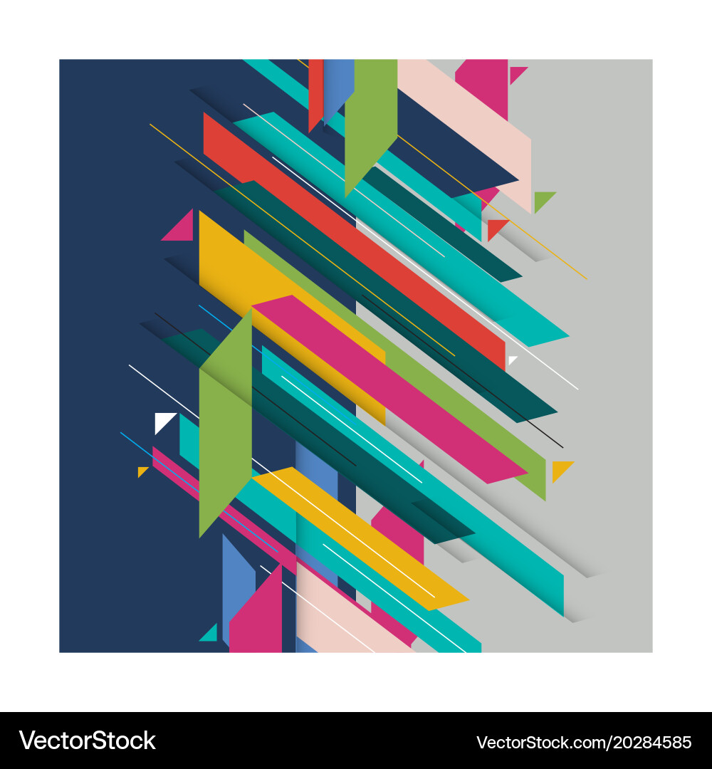 Modern diagonal shape abstract background vector image