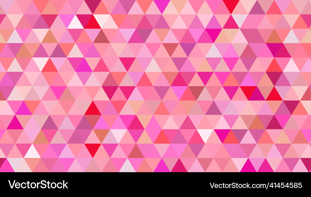 Seamless pattern with pink triangles Seamless pattern with pink triangles vector image
