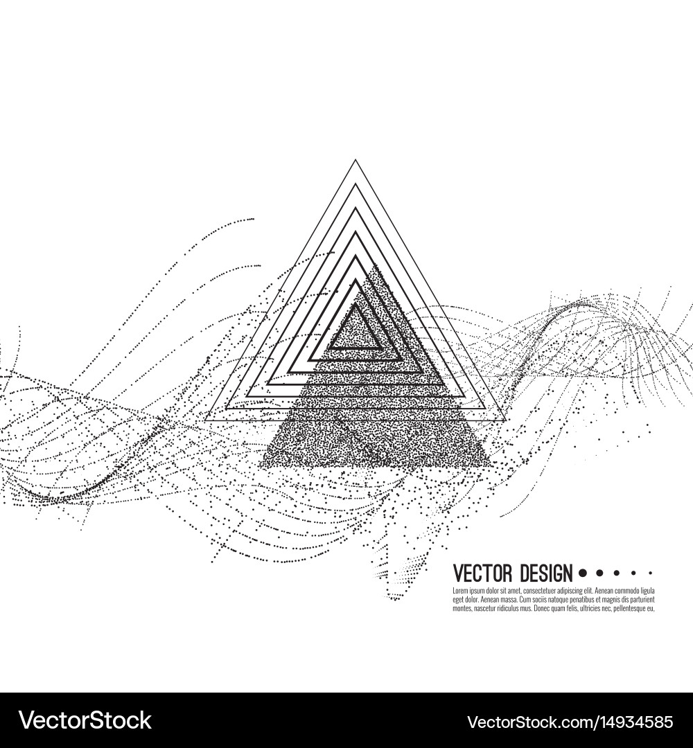 Tech Stream Fragment vector image