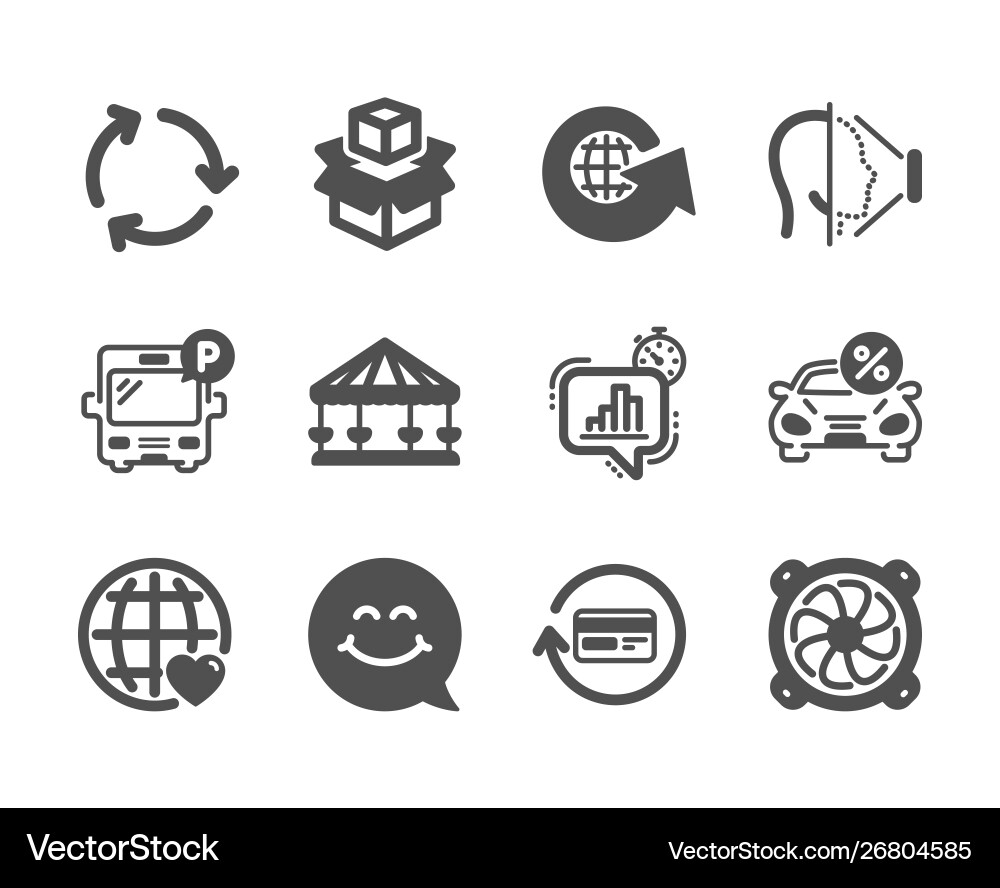Technology Icons Set vector image
