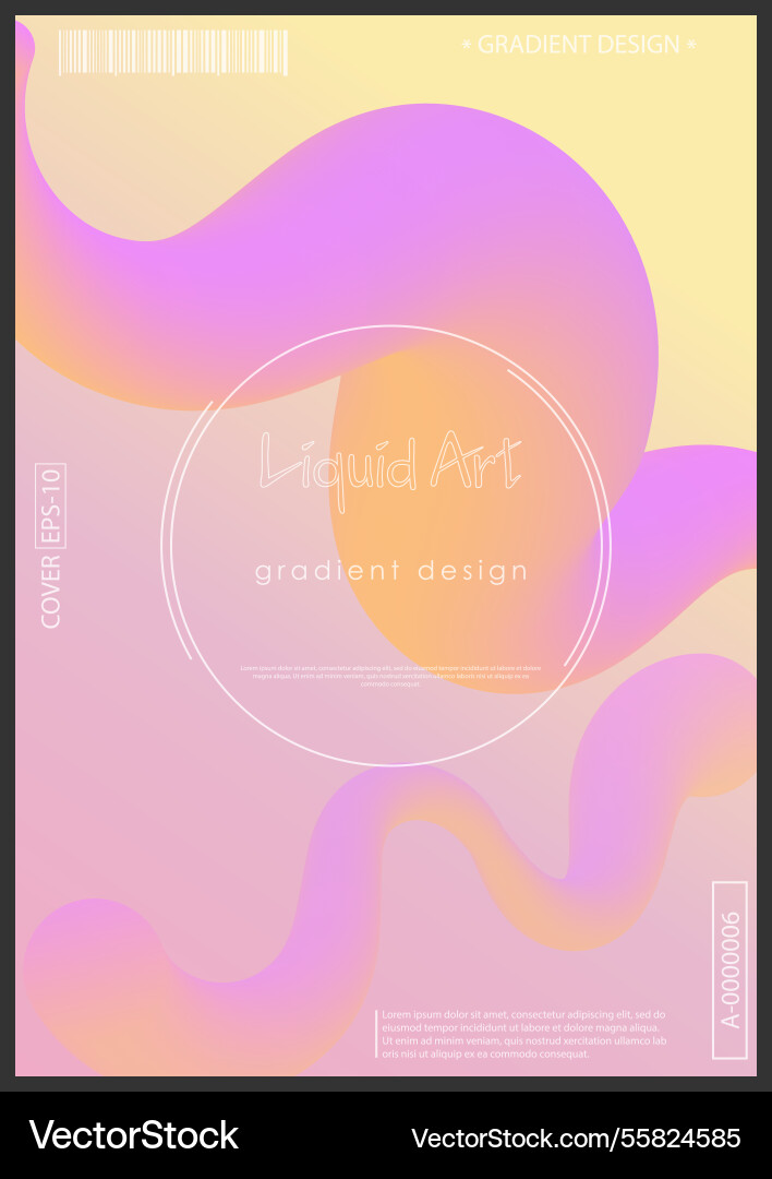 Three-dimensional 3d gradient line designa vector image