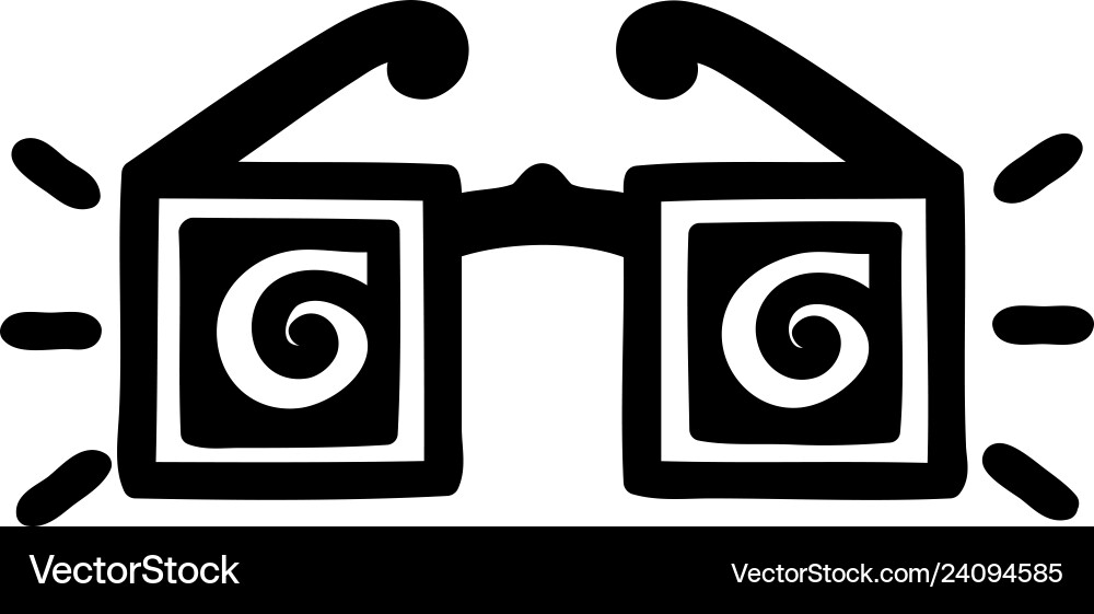 X ray specs icon Vektorbild