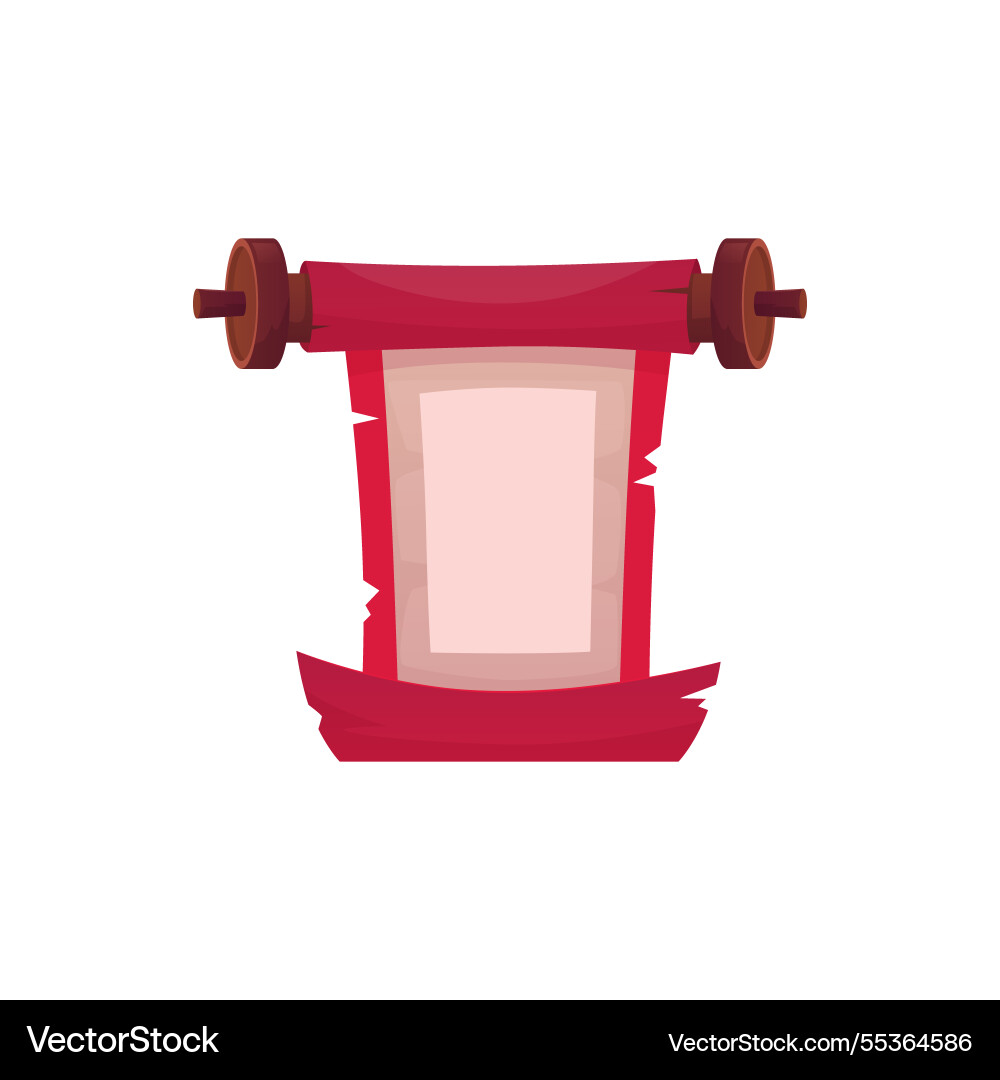 Ancient parchment roll space for text game old Ancient parchment roll space for text game old vector image